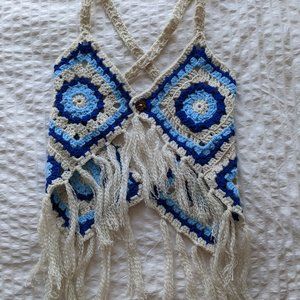 Crochet Fringe Festival Top